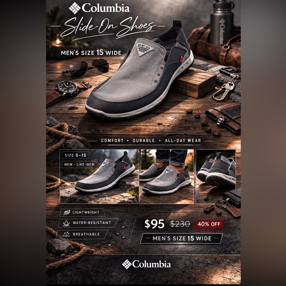 Slide on shoes